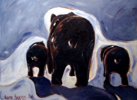 Going Home; 12x20; Acrylic on Canvas; November 2006; SOLD
