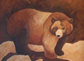 Taking Stock; 28x22; Acrylic on Canvas; November 2006; SOLD