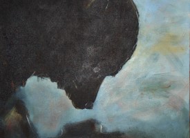 Who's That; 20x24; acrylic on canvas; December 2006; SOLD