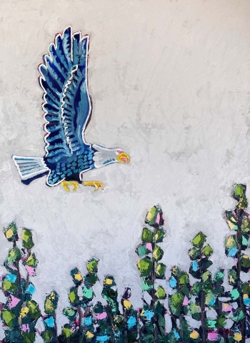 'Fly Over' | 30" x 22"