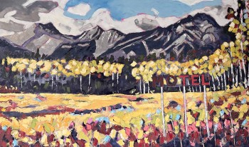 'Meadow Motel' | 36" x 60"