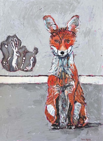 'when the cat's away' | 30" x 22"